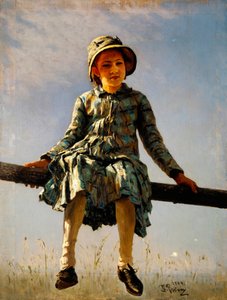 Yusufçuk. Sanatçının Kızının Portresi. Ilya Yefimovich Repin (Ilia Repin) (1844-1930) tarafından tablo, tuval üzerine yağlıboya by Ilya Efimovich Repin