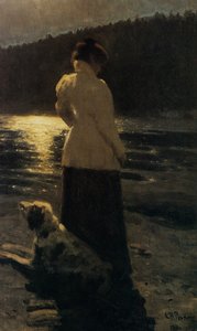 Mehtaplı gece, 1896 by Ilya Efimovich Repin