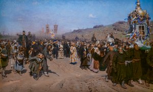 KURSK İLİNDE DİNİ ALAY by Ilya Efimovich Repin
