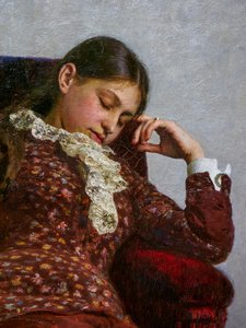 DİNLENME (detay) by Ilya Efimovich Repin