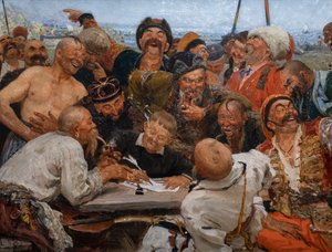 TÜRKİYE SULTANINA MEKTUP YAZAN ZAPOROGUES KAZAKLARI