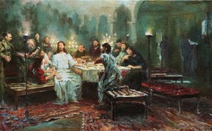 Son Akşam Yemeği par Repin, İlya Yefimovich (1844-1930) by Ilya Efimovich Repin