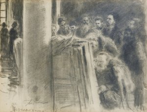 Peredvizhniki-Grubu by Ilya Efimovich Repin