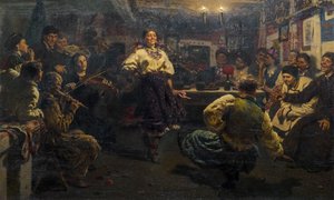 VETCHORNITSI by Ilya Efimovich Repin