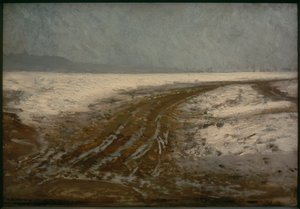 Yol (karda yol) by Ilya Efimovich Repin
