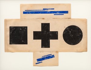 Suprematist Model, 1921 civarı by Ilya Grigorevich Chashnik