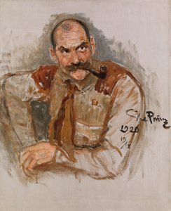 Sanatçının portresi Akseli Gallen-Kallela 1865-1931, 1920. by Ilya Efimovich Repin