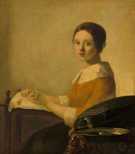 dantelci by Imitator of Johannes Vermeer