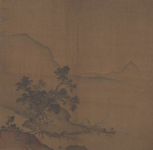 X Ian Hall Haliç, ova. 1200. by In the style of Xia Gui