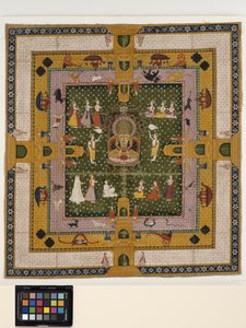 Bir Jina Enthroned by Indian School