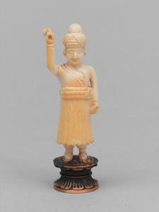 Siyah piyon, satranç taşı, Hindistan, 1820 dolaylarında by Indian School