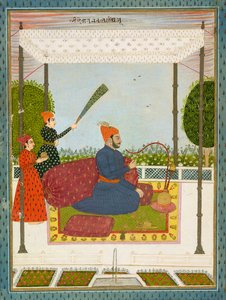 Diwan Nawal Singh, Datia Başbakanı, c.1750 by Indian School