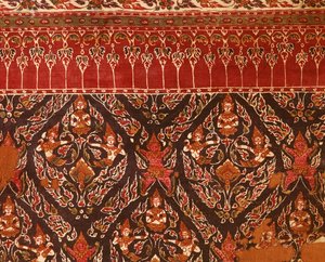Tay tasarımlı Ayuttaya döneminden kumaş (baskılı pamuk) by Indian School