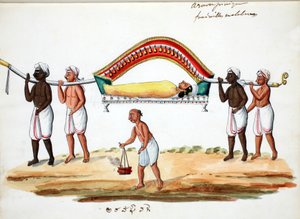 Cenaze alayı (kağıt üzerinde wc) by Indian School