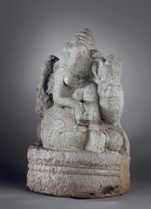 Ganesha, 12-13. yüzyıl (granit) by Indian School
