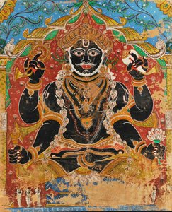 Jagannath (duvar resmi) by Indian School