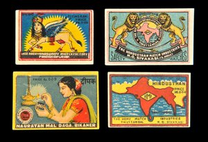 kibrit kutusu etiketleri by Indian School