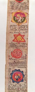 Bayan Sanskritçe 1804 Sanskritçe tıbbi el yazması by Indian School