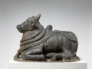 Nandi (granit) by Indian School
