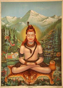 Şiva meditasyonu by Indian School