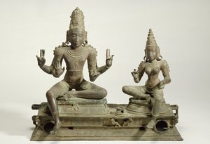 Somaskanda, Chola, Tamil Nadu (bronz) by Indian School