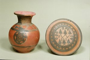 Pişmiş toprak kap ve kapak, Harappa