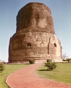 Dhameh stupa, MS 500 civarı by Indian School