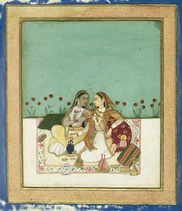 Terasta İki Kadın, 1700