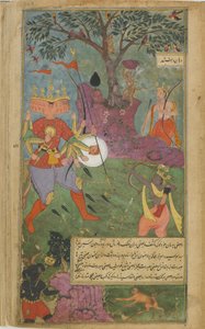 Cilt 2 fol.264 Ravana büyülü asura silahını Rama
