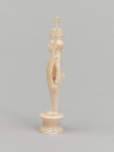 Beyaz piyon, satranç taşı, Hindistan, 1820 dolaylarında by Indian School