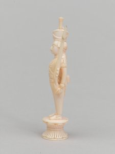 Beyaz piyon, satranç taşı, Hindistan, 1820 dolaylarında by Indian School