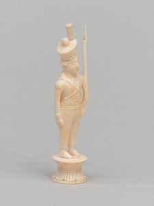 Beyaz piyon, satranç taşı, Hindistan, 1820 dolaylarında by Indian School