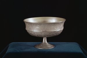 Şarap Bardağı (gümüş) by Indian School