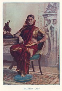 Kızılderili Yerlileri: Brahman Lady (renkli fotoğraf) by Indian photographer