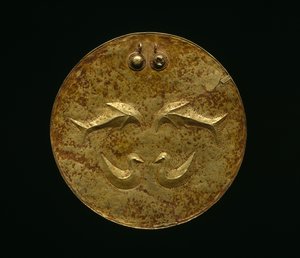 Tören Göğüs Diski (Karse), Moluccas halkları, 19. yüzyıl başı (altın) by Indonesian School