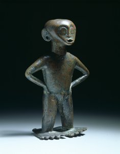 Ayakta kadın figürü by Indonesian School