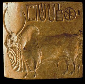 İndus Yazılı Zebu Boğa Mührü Mohenjo Daro, İndus Vadisi