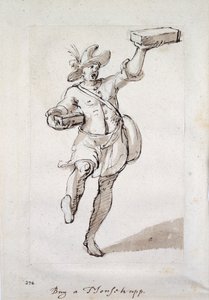 Bir fare kapanı çığlığı (kağıt üzerinde kalem ve mürekkep) by Inigo Jones
