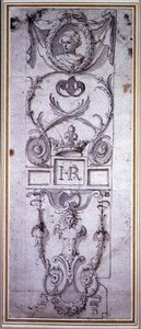 Dekoratif bir panel için tasarım by Inigo Jones