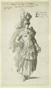Penthesilea, c.1609 (kağıt üzerine kalem ve mürekkep)