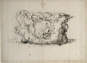 Tiyatro çizimi by Inigo Jones