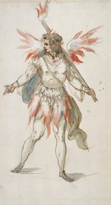Torchbearer: ateşli bir ruh (kağıt üzerine suluboya) by Inigo Jones