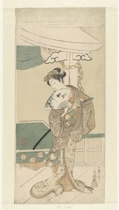 dansçı olarak aktör by Ippitsusai Bunchō