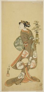 Kadın Rolünde Aktör Yamashita Kyonosuke I by Ippitsusai Bunchō