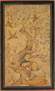 kimsesiz bir dilenci by Iranian School