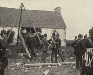 Tahliye Sahnesi (s/b fotoğraf) by Irish Photographer