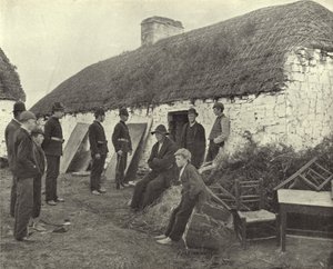 Tahliye Sahnesi, Clare İlçesi (s/b fotoğraf) by Irish Photographer