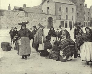 Balık Pazarı, Galway (s/b fotoğraf) by Irish Photographer