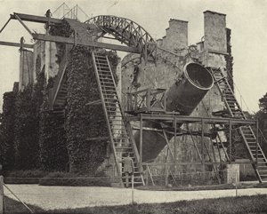 Büyük Rosse Teleskobu, Birr Kalesi, Kings County (s/b fotoğraf) by Irish Photographer