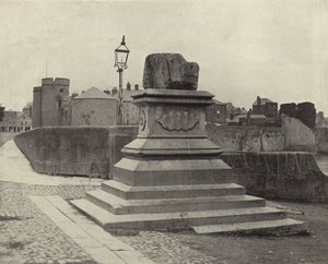 Antlaşma Taşı, Limerick (s/b fotoğraf) by Irish Photographer